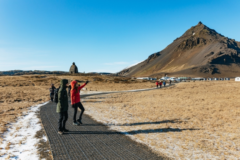 Depuis Reykjavik : journée dans la péninsule de SnæfellsnesExcursion avec prise en charge à l'arrêt de bus 12