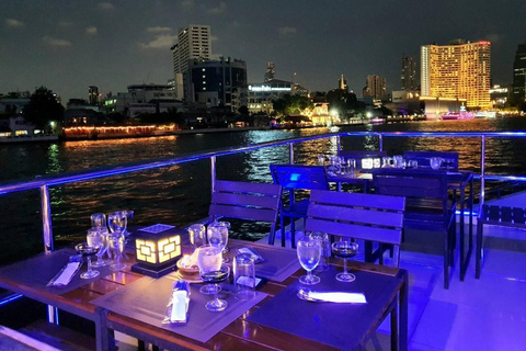 Bangkok : Billet pour le dîner-croisière VELACroisière au coucher du soleil - Programme du crépuscule à l'Asiatique