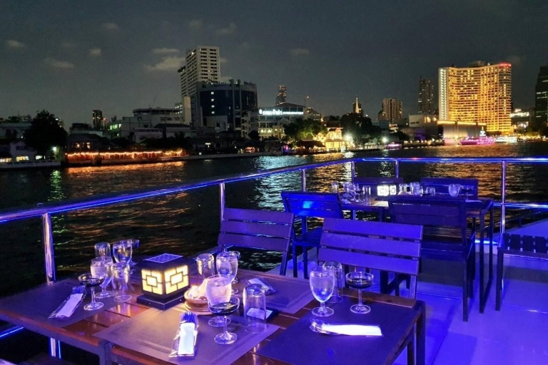 Bangkok: VELA Dinner Cruise Ticket Dinner Cruise - Free Flow Beer