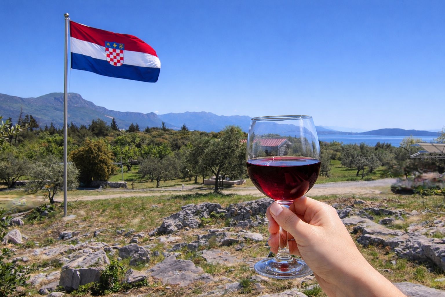 Kastela: Wein- und Olivenverkostung Tour mit Delikatessen und Live-Musik