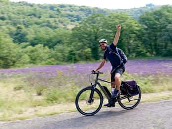 Из Экс-ан-Прованса: Полнодневная экскурсия на велосипеде E-Bike по региону Люберон