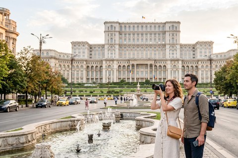 Bucharest: Ceausescu Villa, Village Museum & Parliament Tour COACH TOUR Audio guide in 24 languages