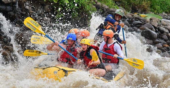 La Fortuna: Arenal Rafting Upper Balsa Class 3 and 4 Rapids