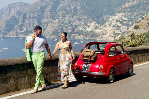Costa Amalfitana: Visita fotográfica com um Fiat 500 VintagePartida: Conca dei Marini, Amalfi, Atrani