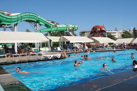 Side: AquaJoy Waterpark Entry Ticket & Optional Lunch Waterpark Entry Ticket + Lunch Included