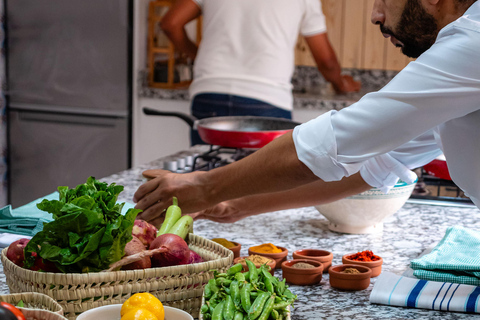 Marrakech : Cours de cuisine marocaine avec visite du marché et repas