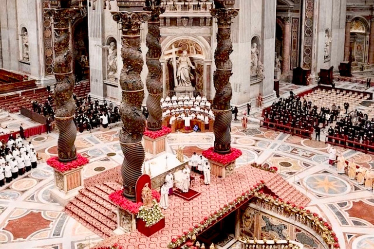 St.Peter’s Basilica tour, Grottoes, papal tomb & Dome access Guided tour of St.Peter’s Basilica, Grottoes, papal tomb.