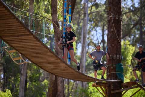 Busselton: Forest Adventure with Zip Lining and Rope Course - Image 3
