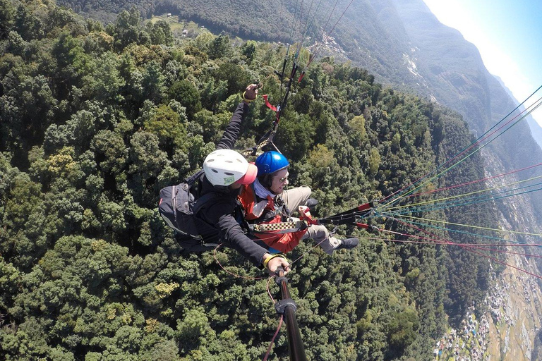 Paragliding in Kathmandu with hotel pickup and Drop From 80 kg to 90 kg weight