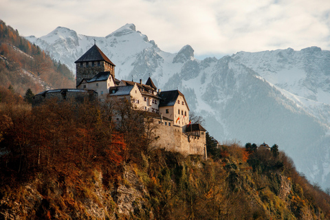 De Zurique: Liechtenstein, Áustria, Alemanha, Suíça