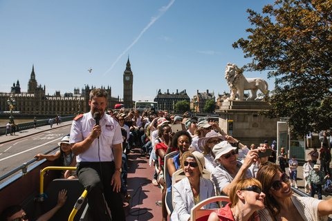 Londres : visite en bus à arrêts multiples à arrêts multiples avec option croisière multipleBus à arrêts multiples à arrêts multiples avec croisière fluviale et visite no