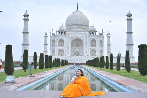 Agra : Taj Mahal & Agra Fort Tour with Elephant SOS & Lunch From Agra : Private Transport and Tour Guide