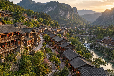 Chongqing: Youyang Taohuayuan Scenic Area Experience Youyang Taohuayuan: Private Transfer + English Guide
