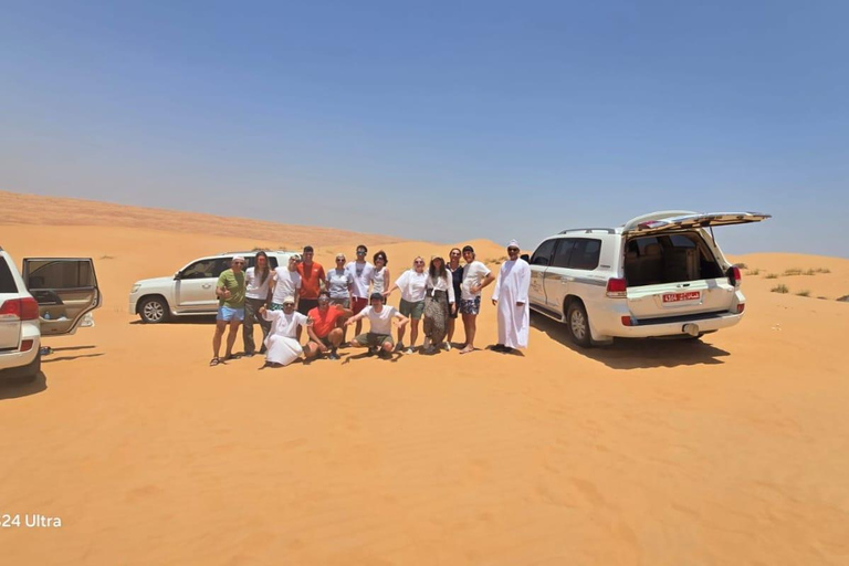 Shared Wahiba Desert Tour with Wadi, Cave, Bedouin & Sunset