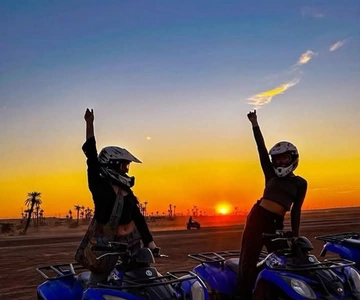 From Marrakech: Agafay Desert Dinner with Quad & Camel Ride