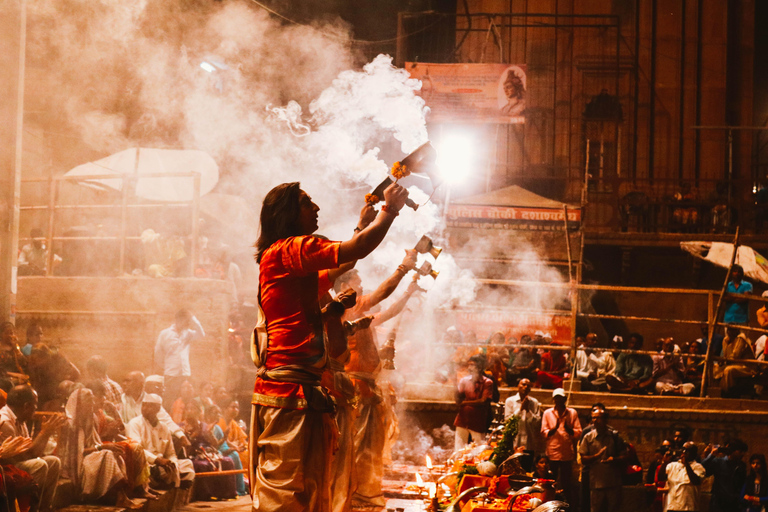 Profound Spiritual Triangle Visit with Varanasi Tour with AC Car + Driver + Tour Guide Only