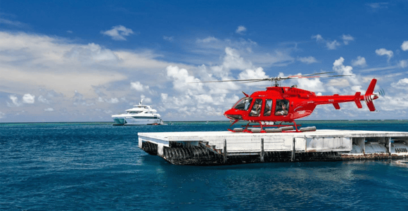 Cairns: Great Barrier Reef Cruise & Scenic Helicopter Flight