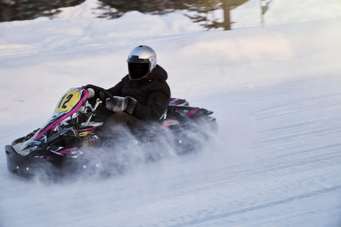 Rovaniemi: Lappland Winter Park Ice-Karting Aktivität