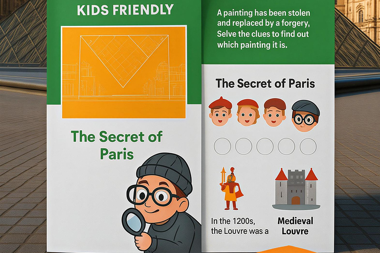 Paris: Louvre Museum Family Treasure Hunt for Kids