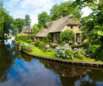 Amesterdão: Viagem de 1 dia a Giethoorn, passeio de barco e excursão a pé