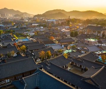 [Beleza da primavera] Jeonju Hanok Village + A flor de ameixa