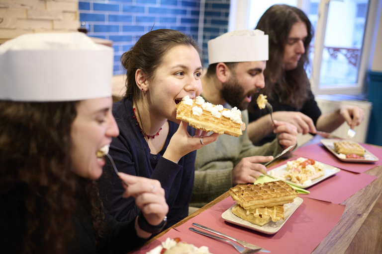 Ghent: 1.5h Waffle Making Workshop - All You Can Eat