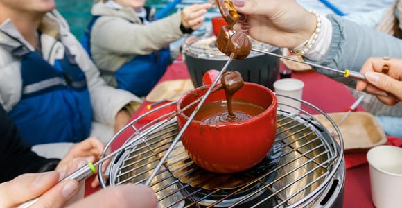 Interlaken: Chocolate Fondue Float
