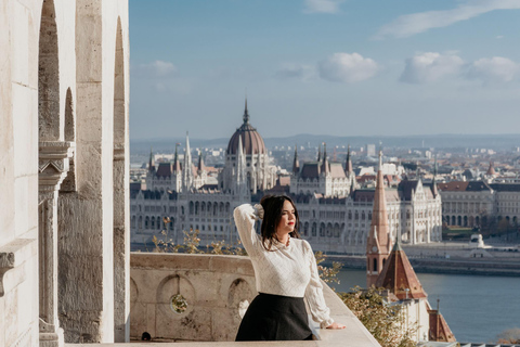Budapeste: sessão fotográfica na Colina do Castelo com fotógrafo particularPremium: 50 fotos | sessão de 60 min