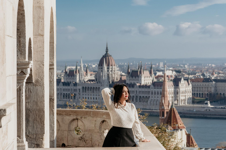 Budapeste: sessão fotográfica na Colina do Castelo com fotógrafo particularPremium: 50 fotos | sessão de 60 min