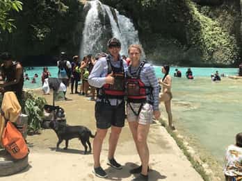 Moalboal: Giro delle isole ed escursione alle cascate Kawasan