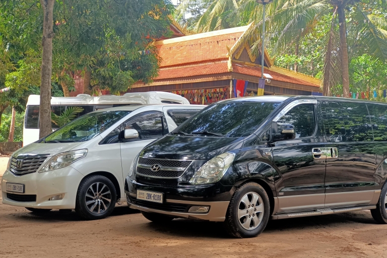 Servicio Premium de Taxi Privado entre Phnom Penh y Siem ReapServicio Premium de Taxi Privado de Siem Reap a Phnom Penh