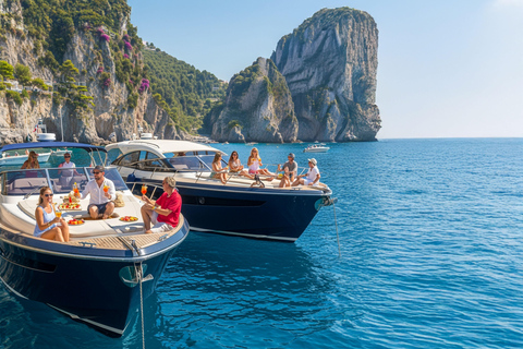 Capri Boat Tour with Blue Grotto and Original Tarantella Full Day - Shared - Departure From Amalfi