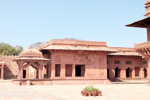 Vanuit Agra: Dagtocht Taj Mahal & Fatehpur SikriTour Alleen met deskundige lokale gids.