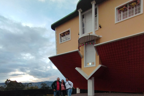From Bogota: Guatavita Lagoon and Crazy House Museum Tour