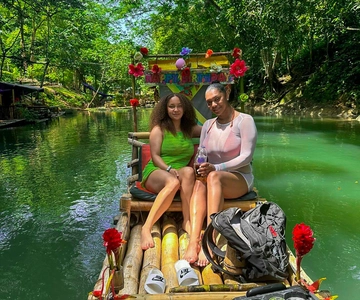 From Montego Bay: Bamboo Rafting & Limestone Massage Tour