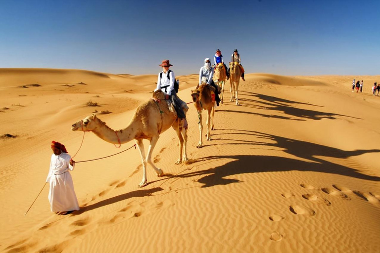 Safári no deserto de dia inteiro com jantar com churrasco