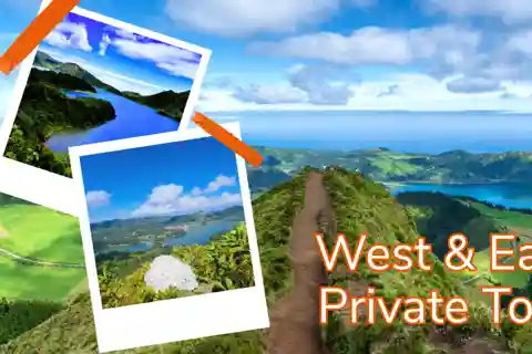 Tour particular pela Ilha de São Miguel Oeste e Leste