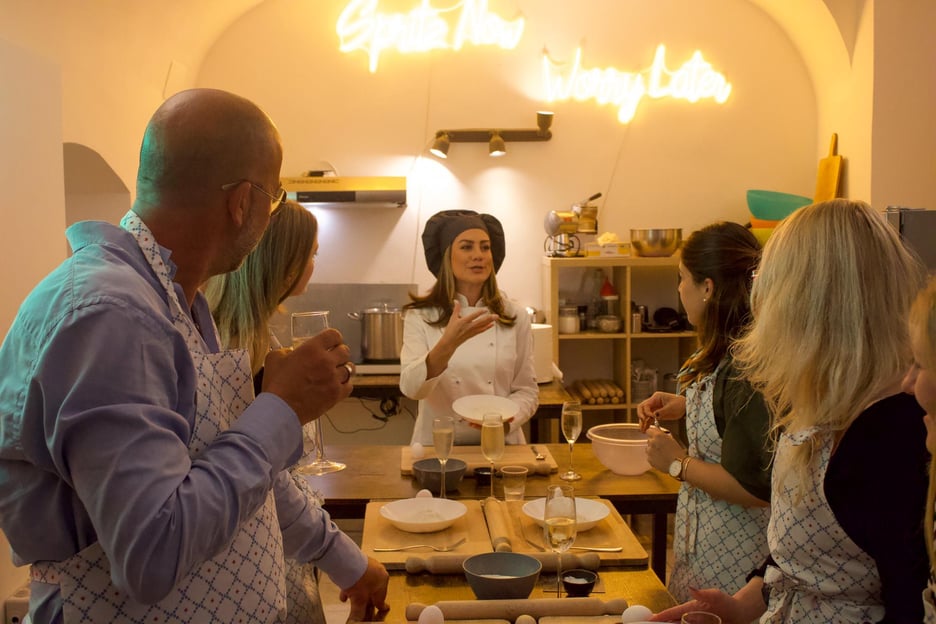 Rome : Cours de cuisine en petit groupe sur le Tiramisu et les pâtes