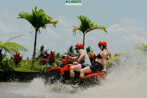 Ubud: Kuber ATV Quad Tandem Adventure with nature Waterfall