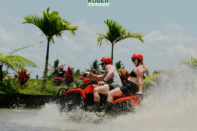 Ubud: Kuber ATV Quad Tandem Adventure with nature Waterfall