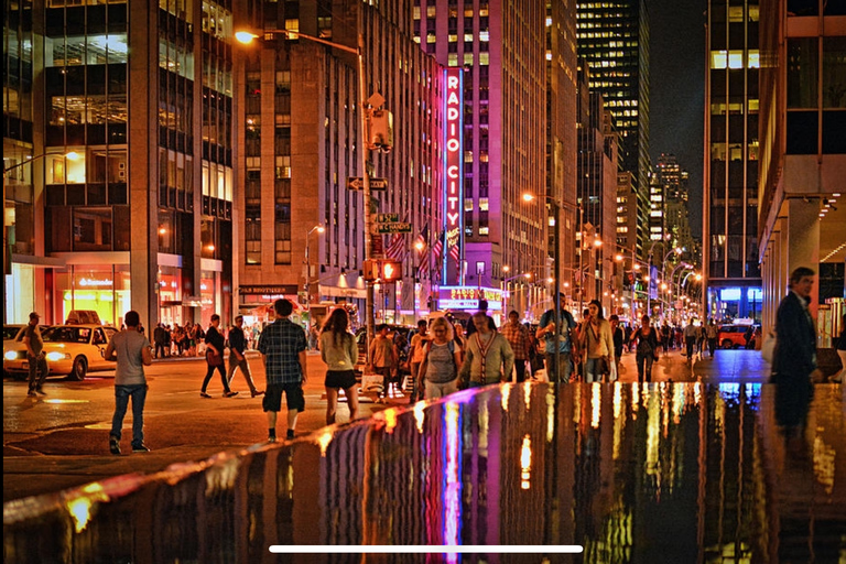 NYC: Magische stadslichten en stadsrondleiding door BroadwayNYC: Magische stadsverlichting en Broadway-stadsrondleiding per riksja