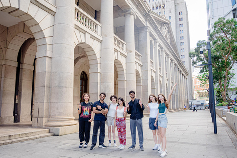 Victoria Harbour Shoreline Bike + Street Food Half-day Tour