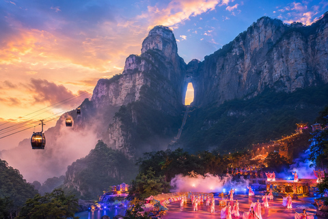 Zhangjiajie: Tianmen Mountain, Fox Fairy Show & Transfers Tianmen Mountain Entry Ticket Only