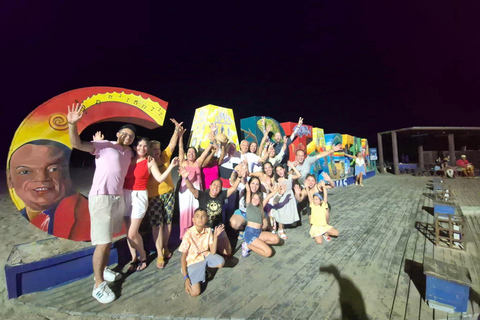 Cartagena: Night party in authentic Colombian chiva with bilingual tour guide