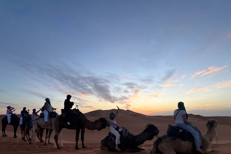 From Marrakech: 3-Day Merzouga Tour with Camel Trek & Luxury Camp Shared Standard Sahara Tour – Popular Choice