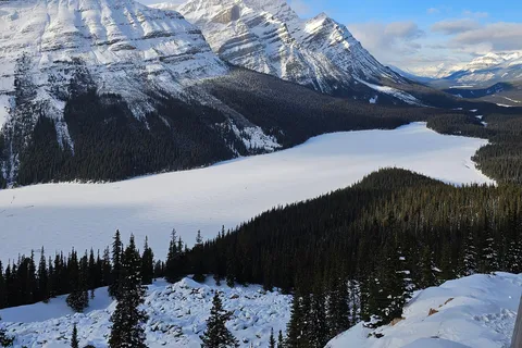 Winter: Full Day Private Tour Banff Icefield Parkway Trip