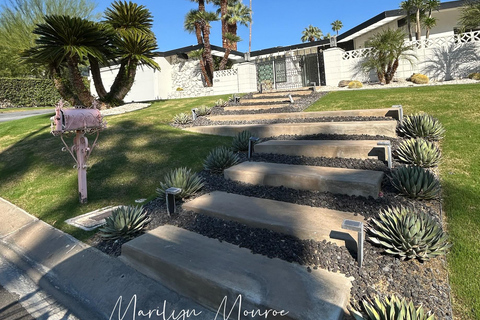 Palm Springs: Celebrity Homes Guided Electric Cart Tour Explore Palm Springs Celebrity Homes in Style