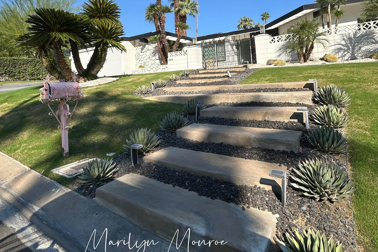 Palm Springs: Celebrity Homes Guided Electric Cart Tour Explore Palm Springs Celebrity Homes in Style