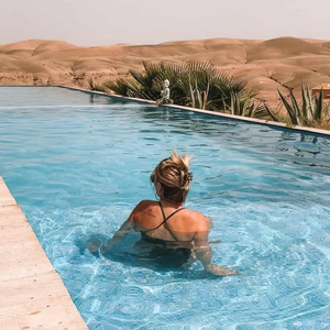From Marrakech: Agafay Desert Day Trip with Lunch & Pool