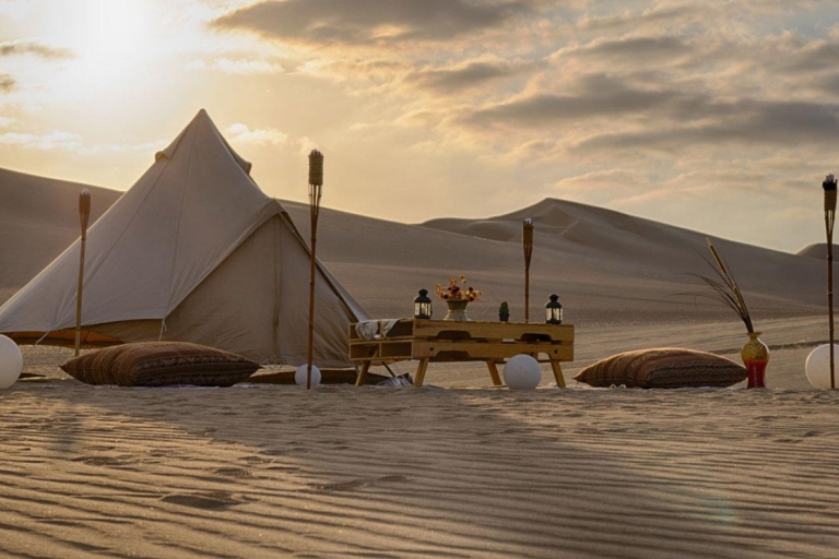 Ica: Night in the desert in camp | Buggie and Sandboarding |